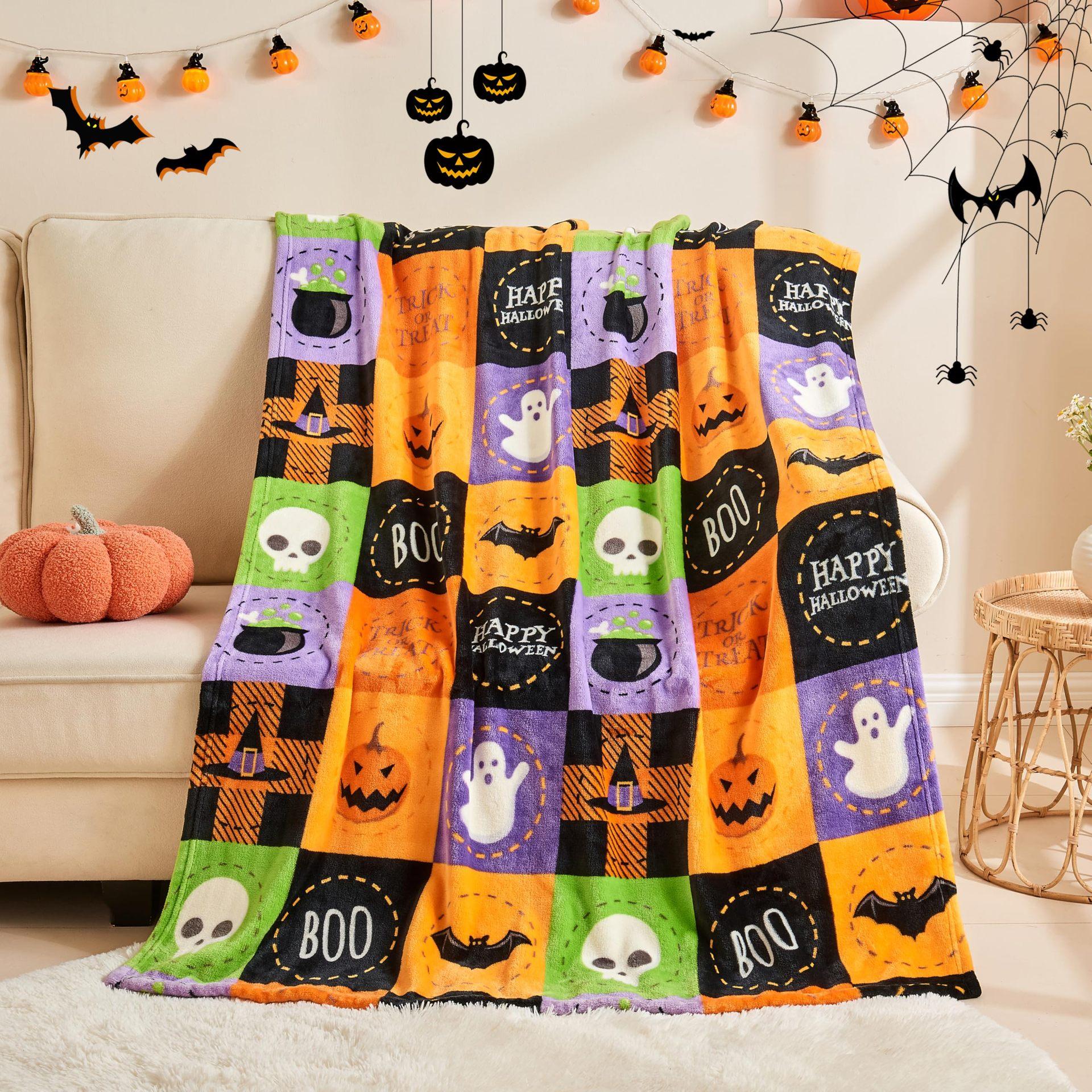Halloween pumpkin pattern Printed Blanket for Sofa Bed Travel Camping Living Room Office Conditioning Blanket 75x90cm
Halloween pumpkin pattern Printed Blanket for Sofa Bed Travel Camping Living Room Office Conditioning Blanket 75x90cm