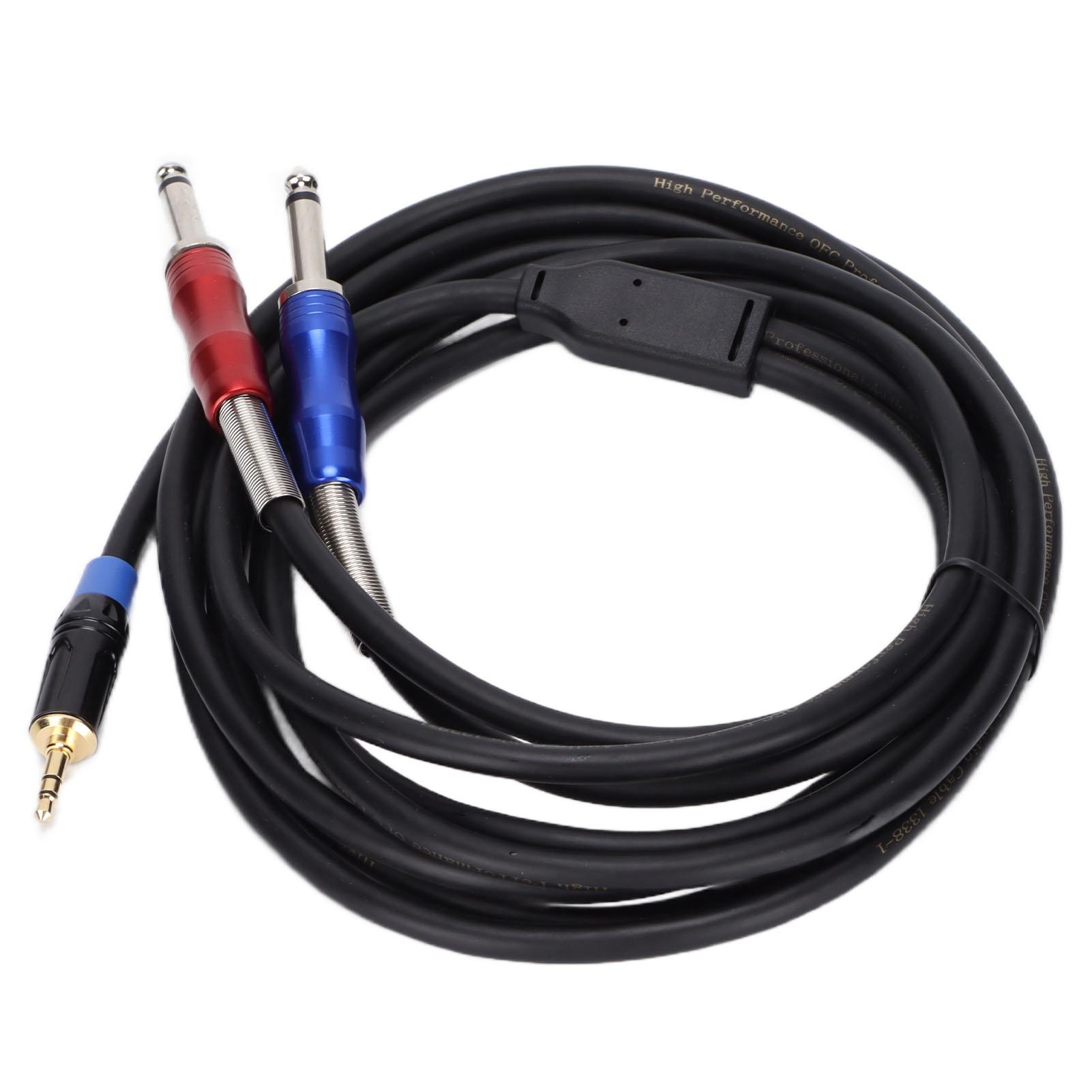 TC195BULS01 3.5mm to Dual 1 4in Monophonic Audio Adapter Cable for Audio Equipment 3m
TC195BULS01 3.5mm to Dual 1 4in Monophonic Audio Adapter Cable for Audio Equipment 3m