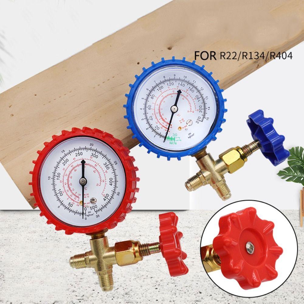 R22 R134 R404 Repair Tool Single Pressure Gauge Explosion-proof Refrigerant Meter
R22 R134 R404 Repair Tool Single Pressure Gauge Explosion-proof Refrigerant Meter