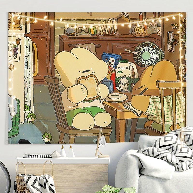 Ins Wind Cartoon Cute Illustration Rabbit World Room Bedroom Decoration Wall Cloth Tapestry 74x94cm(29x37in)
Ins Wind Cartoon Cute Illustration Rabbit World Room Bedroom Decoration Wall Cloth Tapestry 74x94cm(29x37in)