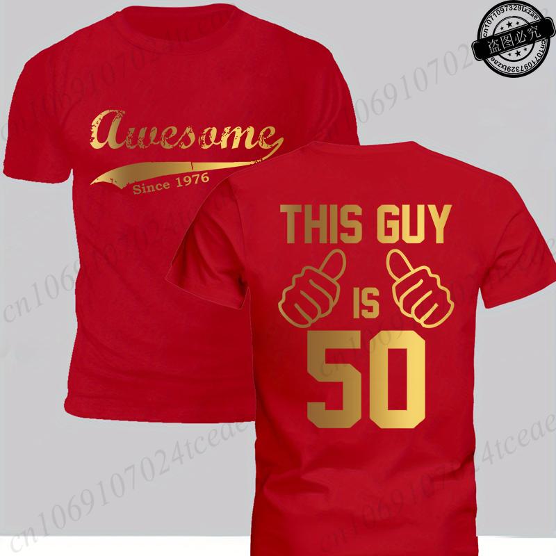 Awesame Since 1976 Print T-Shirts, Men s This Guy Is 40 Graphic Design T-shirt, Casual Summer Tees for Men s Daily Tee Clothing 4XL
Awesame Since 1976 Print T-Shirts, Men s This Guy Is 40 Graphic Design T-shirt, Casual Summer Tees for Men s Daily Tee Clothing 4XL