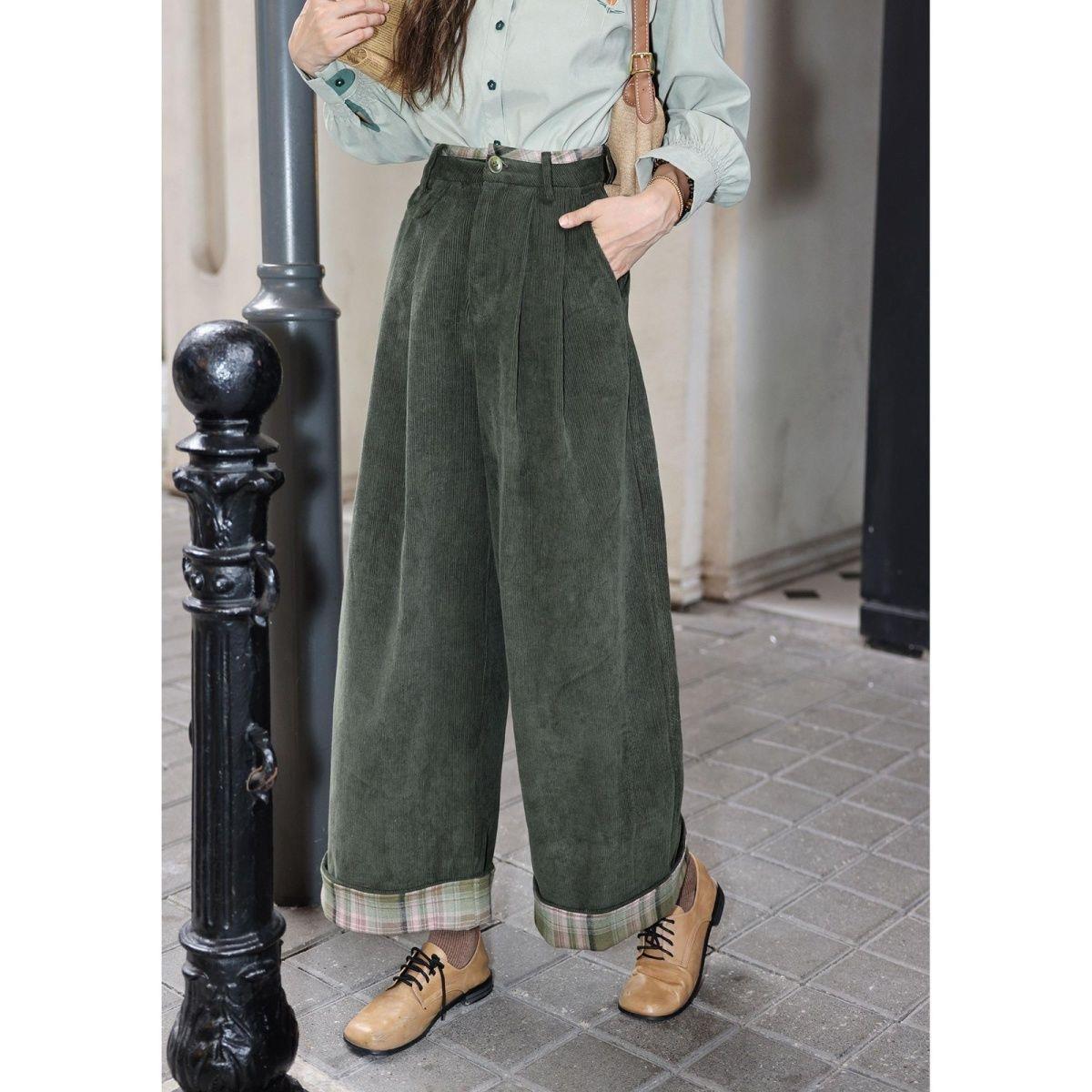 Corduroy Patchwork Casual Pants - Fashionable, Contrasting Colors, Loose Fit, Woolen Long Trousers Small 80-95
Corduroy Patchwork Casual Pants - Fashionable, Contrasting Colors, Loose Fit, Woolen Long Trousers Small 80-95