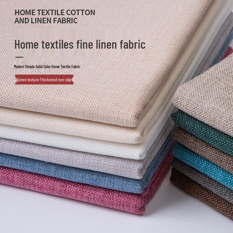 Solid Color Thickened Cotton and Linen Fabric for Sofa, Canvas Tablecloth, and Cushion - Clearance Sale
Solid Color Thickened Cotton and Linen Fabric for Sofa, Canvas Tablecloth, and Cushion - Clearance Sale