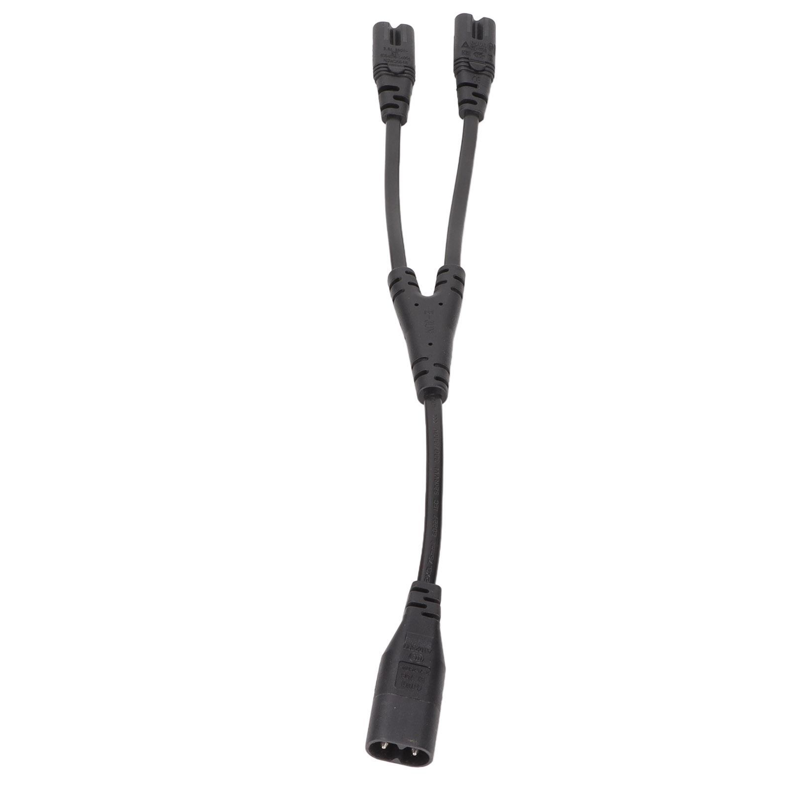 Кабель питания IEC320 C8 - Dual IEC320 C7 Y-образный, разделенный на два гнезда, 1 в 2 выхода, кабель питания переменного тока
Кабель питания IEC320 C8 - Dual IEC320 C7 Y-образный, разделенный на два гнезда, 1 в 2 выхода, кабель питания переменного тока