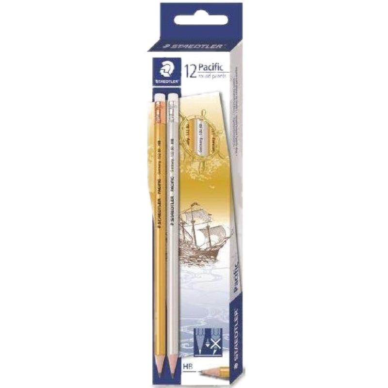 STAEDTLER 131 80C12 Gold & Silver HB Pencil with Eraser HB
STAEDTLER 131 80C12 Gold & Silver HB Pencil with Eraser HB