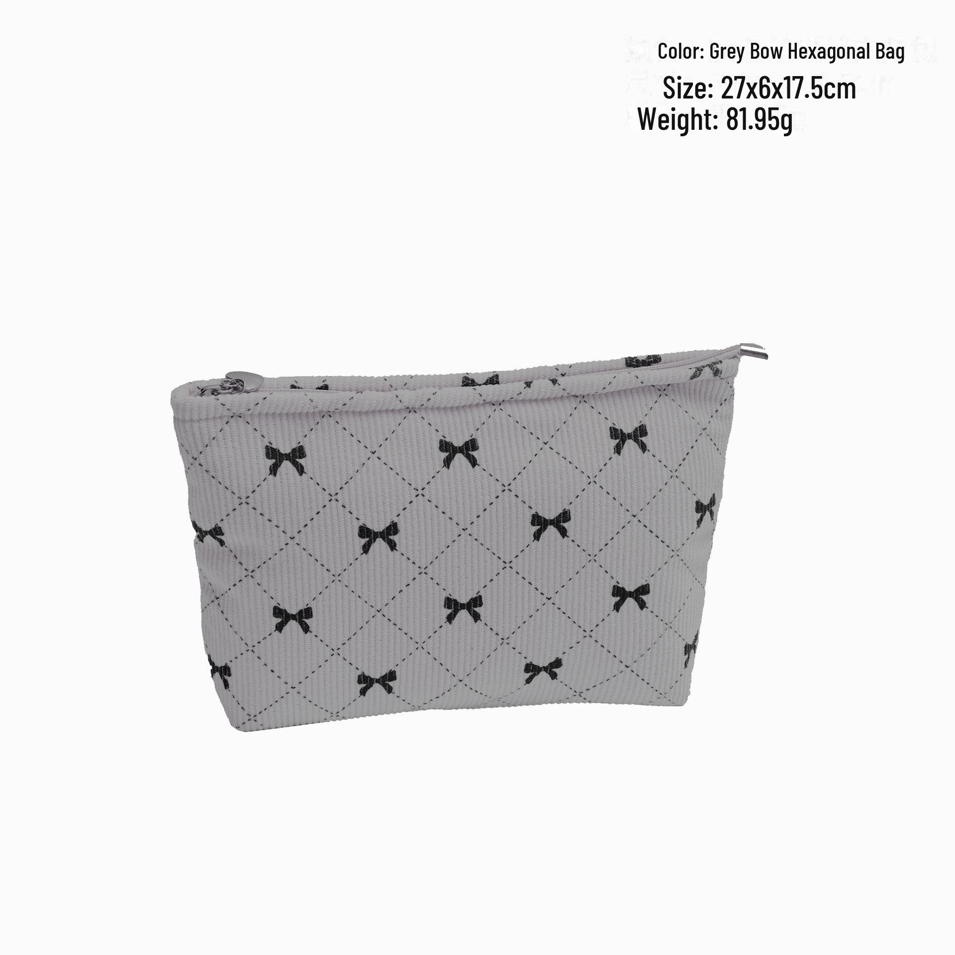 Вельветовая косметичка с ромбовидной клеткой и бантом: Сумка для хранения большой емкости, нишевая конструкция (Один на заказ)
Вельветовая косметичка с ромбовидной клеткой и бантом: Сумка для хранения большой емкости, нишевая конструкция (Один на заказ)