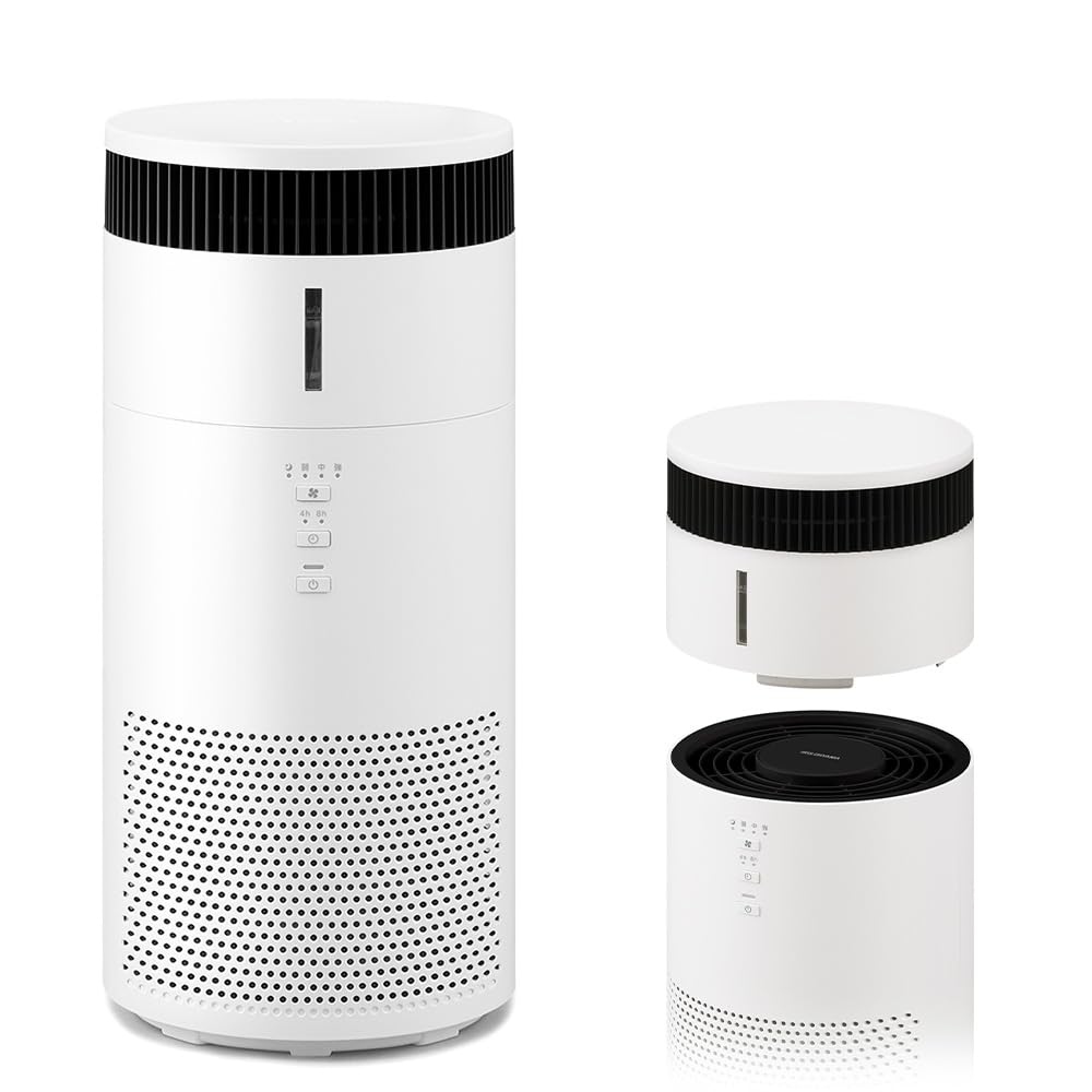 Iris Ohyama Air Purifier with Humidifying 10 Tatami Humidifying Air Evaporative Fully Water Supply from Dust Energy Allergy Easy to White x Black білий
Iris Ohyama Air Purifier with Humidifying 10 Tatami Humidifying Air Evaporative Fully Water Supply from Dust Energy Allergy Easy to White x Black білий