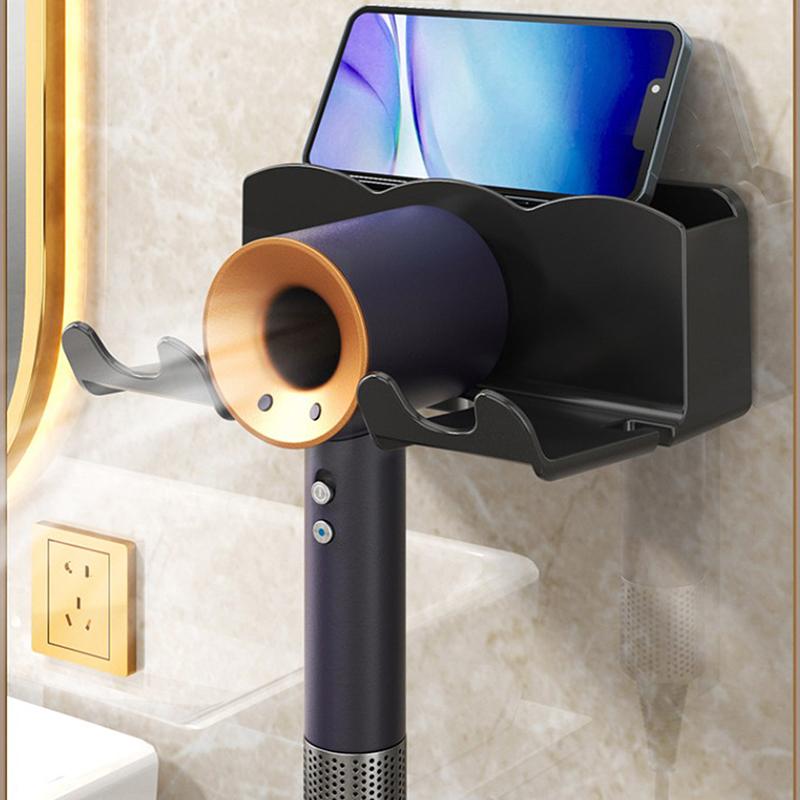 Wall Mounted Hair Dryer Rack For Bathroom Hair Dryer Hanger Hair Dryer Storage Rack Home Organizer Bathroom Accessories чорний
Wall Mounted Hair Dryer Rack For Bathroom Hair Dryer Hanger Hair Dryer Storage Rack Home Organizer Bathroom Accessories чорний