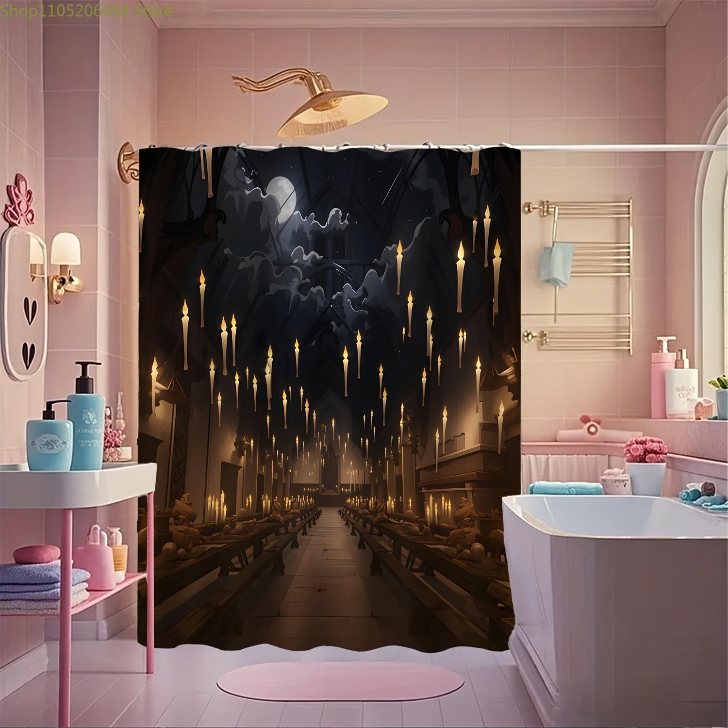 1pc WB Harry Potter Castle & Magical Characters Shower Curtain - Officially Inspired House Crests (///), Durable Bathroom Deco 90x180cm
1pc WB Harry Potter Castle & Magical Characters Shower Curtain - Officially Inspired House Crests (///), Durable Bathroom Deco 90x180cm