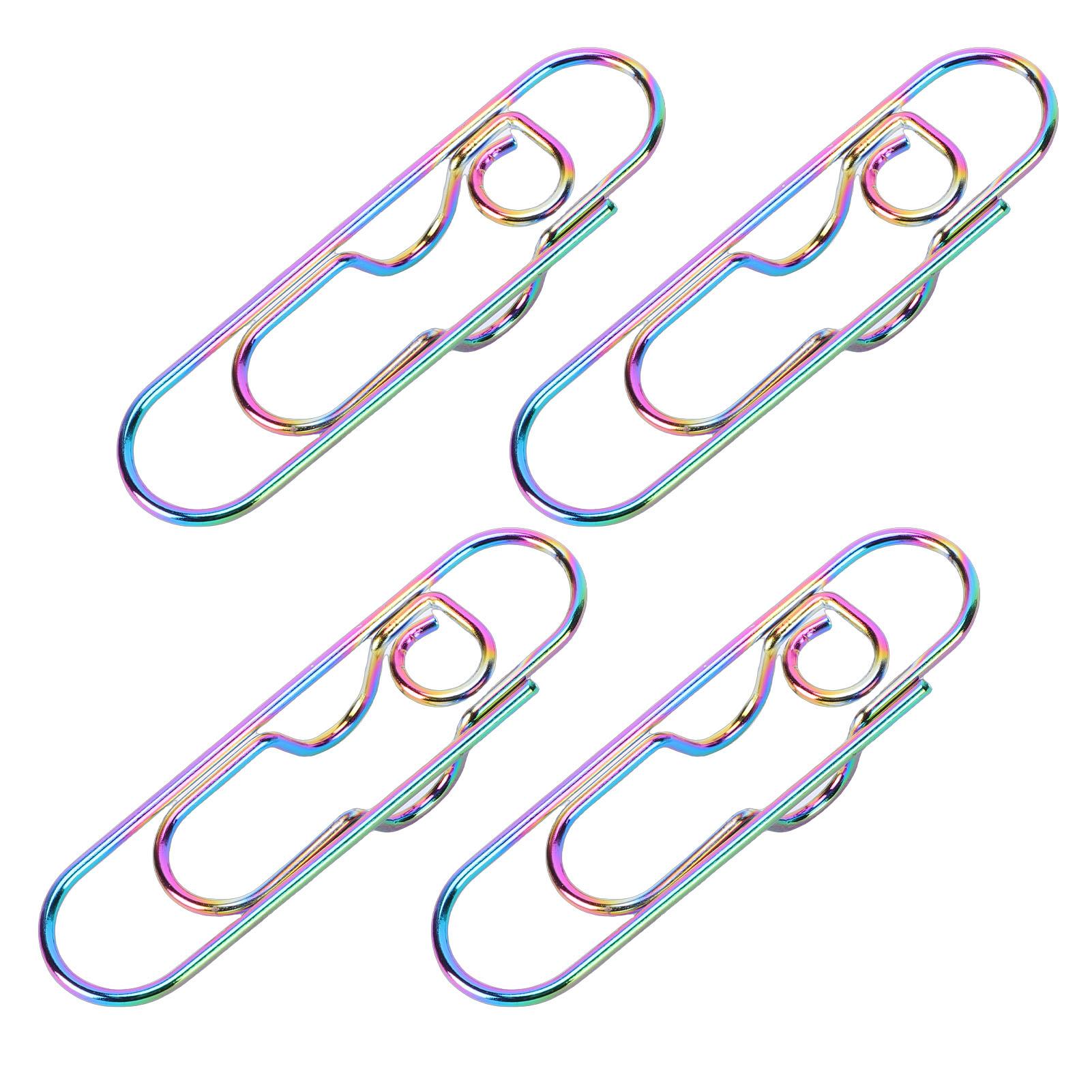 20PCS Portable Pen Clips Stainless Steel Paperclip Pencil Holder for Journal Notebook Office Supplies Dazzling Color
20PCS Portable Pen Clips Stainless Steel Paperclip Pencil Holder for Journal Notebook Office Supplies Dazzling Color