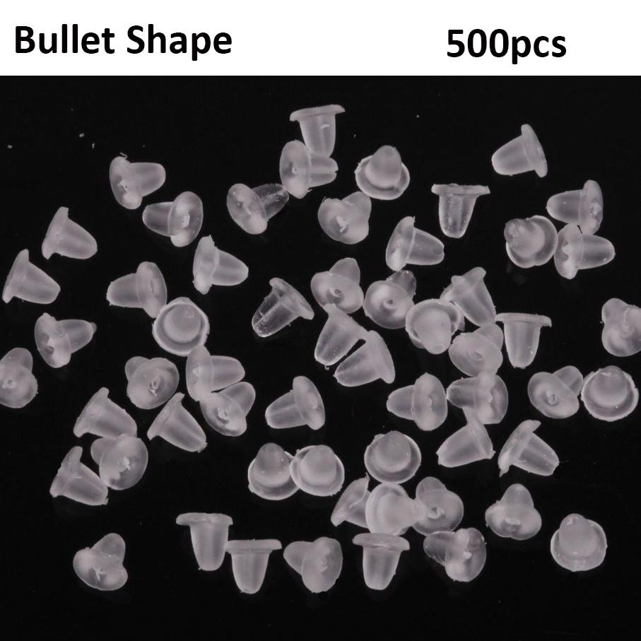 500/1000pcs Soft Silicone Rubber Earring Back Stoppers for Stud Earrings DIY Earring Findings Accessories Tube Ear Plugs
500/1000pcs Soft Silicone Rubber Earring Back Stoppers for Stud Earrings DIY Earring Findings Accessories Tube Ear Plugs