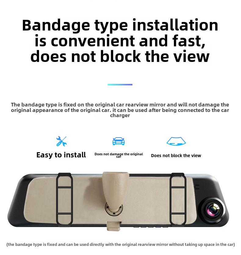 Front/Rear HD Dual-Lens Dashcam
Front/Rear HD Dual-Lens Dashcam