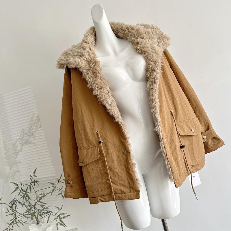 Casual Winter New Warm Long Sleeves Cardigan Parka Cotton Coat Loose All Match Turn-down Collar Drawstring Jacket L хакі
Casual Winter New Warm Long Sleeves Cardigan Parka Cotton Coat Loose All Match Turn-down Collar Drawstring Jacket L хакі