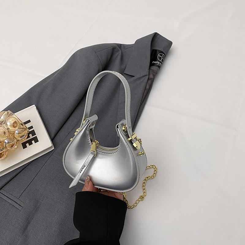 Half-moon Round Top-handle Bags For Women Luxury Designer Purses And Handbags Golden Mini Chain Shoulder Cross Body Bag
Half-moon Round Top-handle Bags For Women Luxury Designer Purses And Handbags Golden Mini Chain Shoulder Cross Body Bag