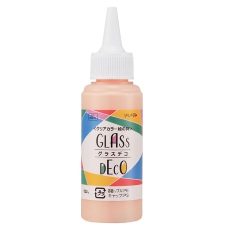 Yamato art supplies glass deco 60ml monochromatic coral orange GDS60H-4 
Yamato art supplies glass deco 60ml monochromatic coral orange GDS60H-4