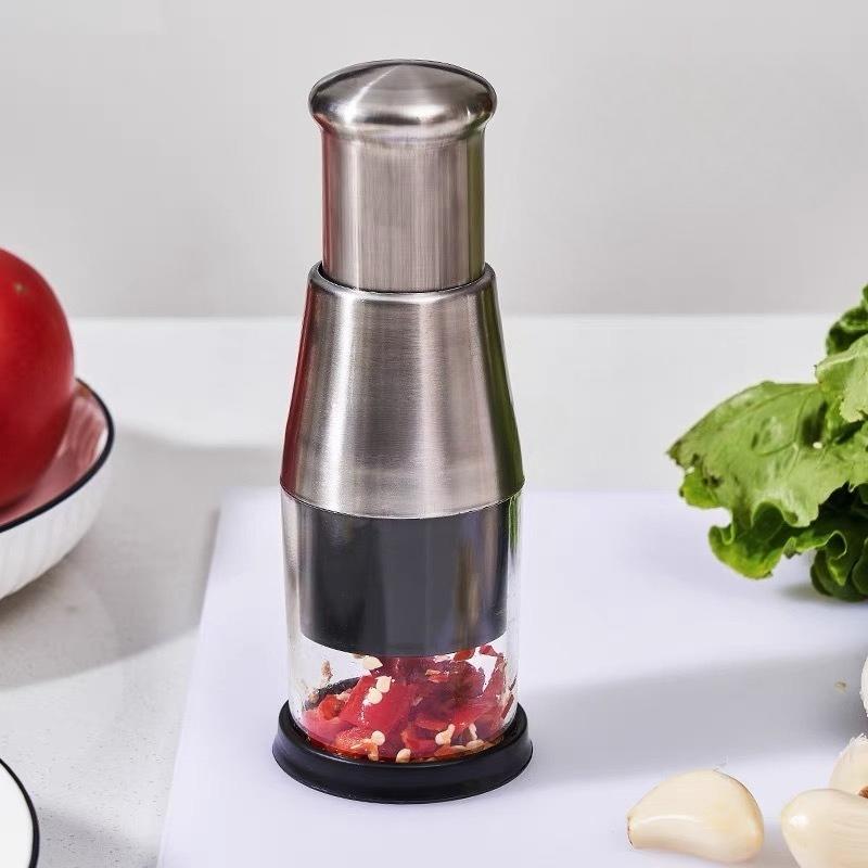 Paipai Dao Kitchen Stainless Steel Garlic Paste Magic Tool, Special Garlic Pounding Machine, Multi-functional Manual Garlic Press
Paipai Dao Kitchen Stainless Steel Garlic Paste Magic Tool, Special Garlic Pounding Machine, Multi-functional Manual Garlic Press