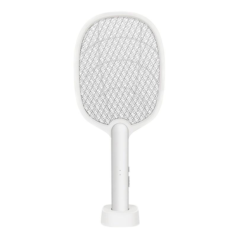 Raqueta eléctrica mata mosquitos 2 en 1 con luz UV y carga USB para el hogar
Raqueta eléctrica mata mosquitos 2 en 1 con luz UV y carga USB para el hogar