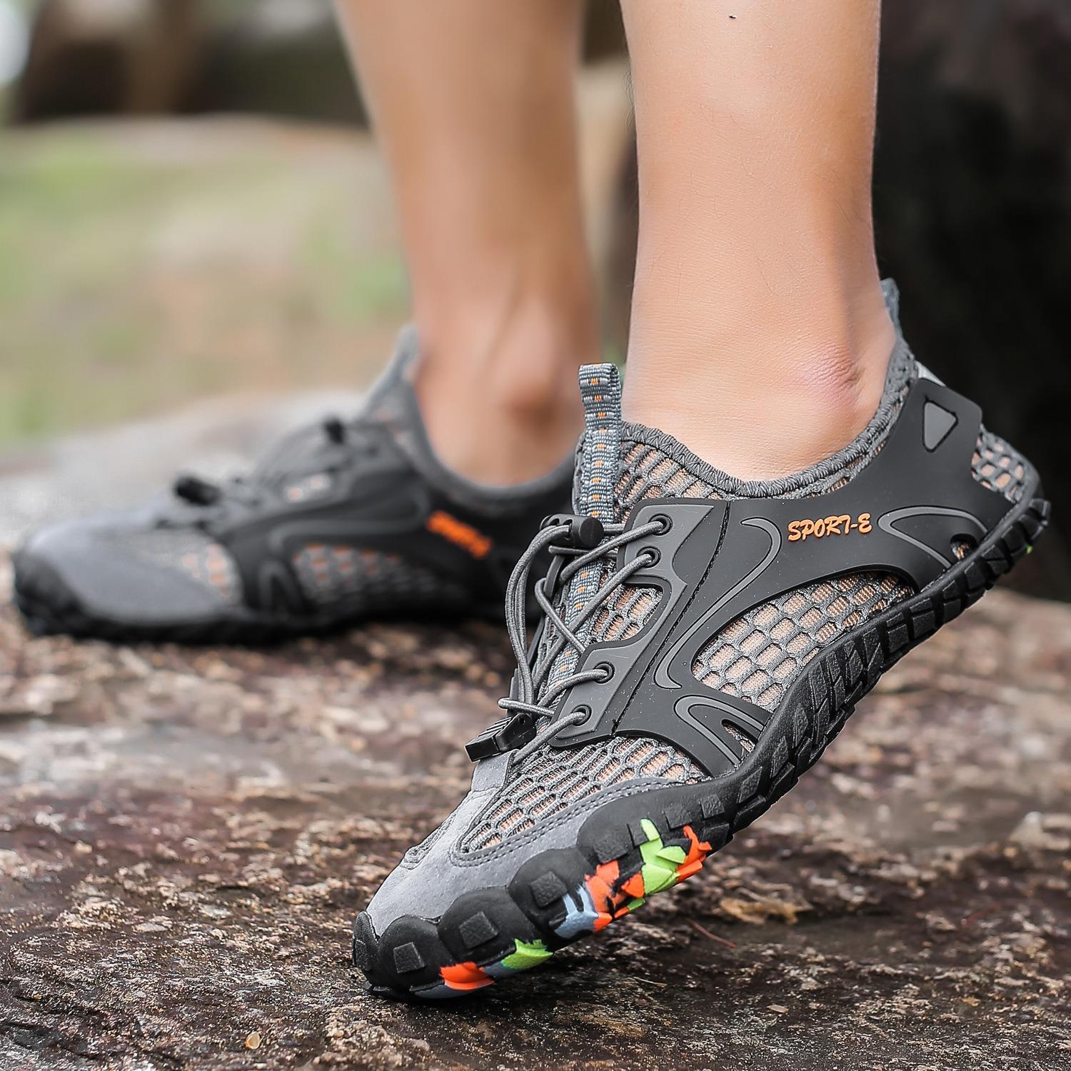 Creek shoes men s outdoor climbing off-road soft-soled non-slip quick-drying beach reef scratch-proof five-finger wading shoes 35 чорний
Creek shoes men s outdoor climbing off-road soft-soled non-slip quick-drying beach reef scratch-proof five-finger wading shoes 35 чорний