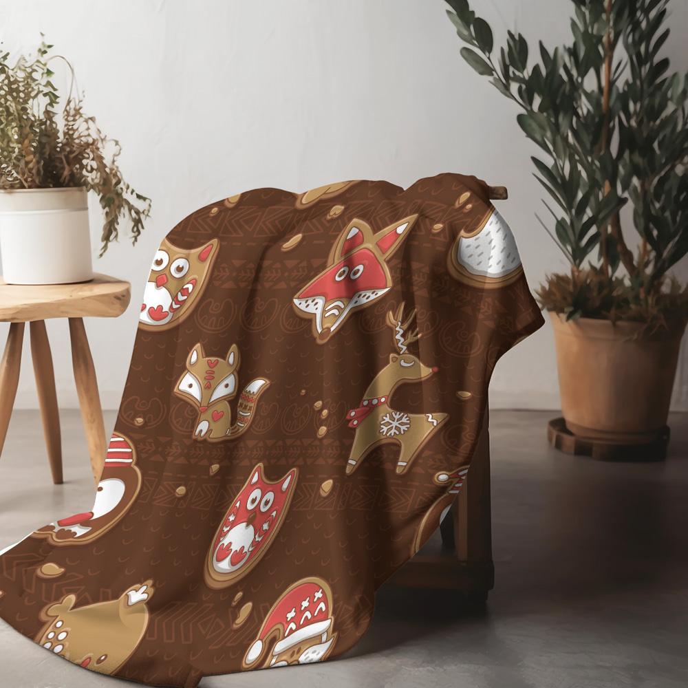 Cozy Throw Blanket Cute Animal Pattern Flannel Soft Warm Bedspread Living Room Decor Gift Christmas Holiday Home Decor 75x90cm
Cozy Throw Blanket Cute Animal Pattern Flannel Soft Warm Bedspread Living Room Decor Gift Christmas Holiday Home Decor 75x90cm