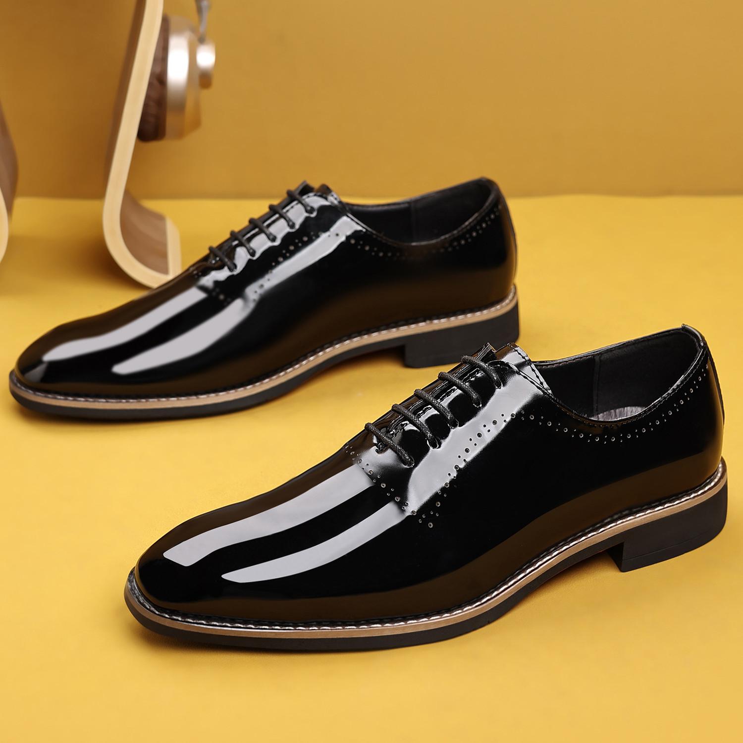 Luxury Fashion New Men s Pointed Mirror Patent Leather Oxford Shoes Designer Formal Wedding Prom Dress Homecoming Footwear 39
Luxury Fashion New Men s Pointed Mirror Patent Leather Oxford Shoes Designer Formal Wedding Prom Dress Homecoming Footwear 39