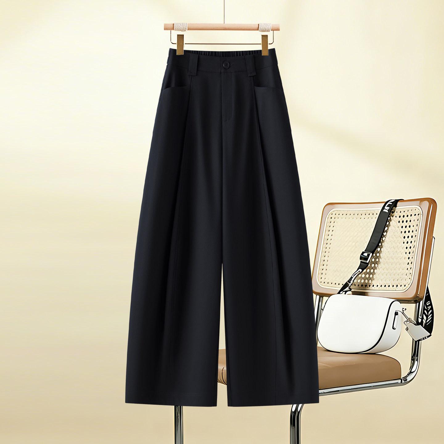Stylish High-Waisted Wide-Leg Pants 2026: Women s Slimming Casual Spring/Autumn Pants 3XL (135-145 jin) темно-синього кольору
Stylish High-Waisted Wide-Leg Pants 2026: Women s Slimming Casual Spring/Autumn Pants 3XL (135-145 jin) темно-синього кольору