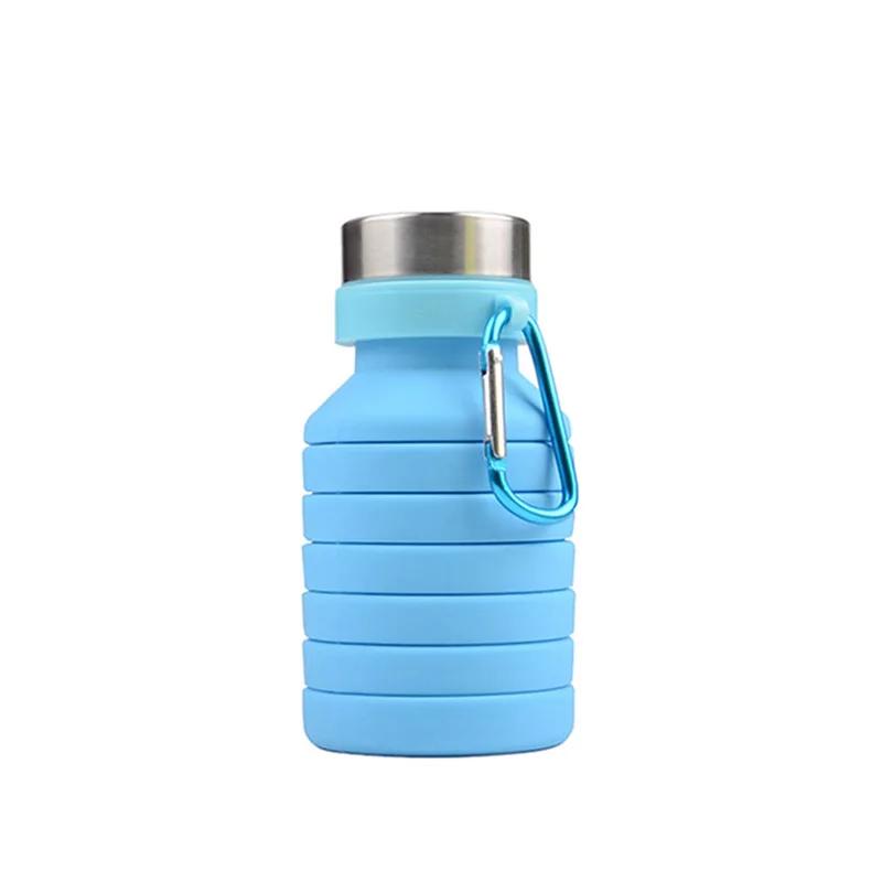 550ML Portable Collapsible Water Bottle BPA Free Leak Proof Silicone Reuseable Outdoor Camping Foldable Sport Water Bottles 550ML синій
550ML Portable Collapsible Water Bottle BPA Free Leak Proof Silicone Reuseable Outdoor Camping Foldable Sport Water Bottles 550ML синій