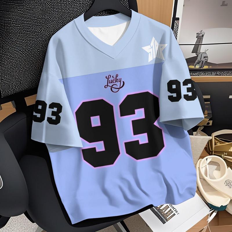 Girl V-neck Short Sleeved T-shirt in Pink and Black with 07 Loose Casual Summer Top Breathable and Comfortable Woman clothes XXXL
Girl V-neck Short Sleeved T-shirt in Pink and Black with 07 Loose Casual Summer Top Breathable and Comfortable Woman clothes XXXL