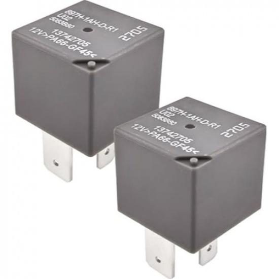 2-Pack 897H-1AH-D-R1 U02 13742705 SPST Relay 70A 12VDC 4-Pin - Fixes P0685/P 2
2-Pack 897H-1AH-D-R1 U02 13742705 SPST Relay 70A 12VDC 4-Pin - Fixes P0685/P 2