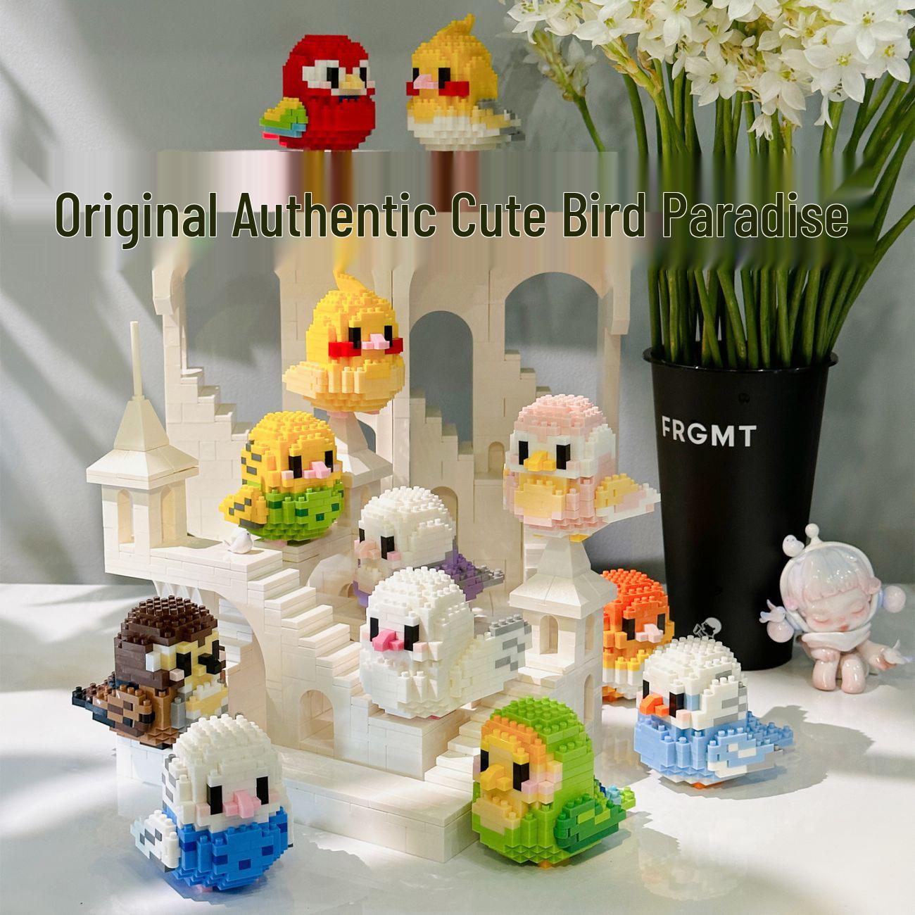 Compatible LEGO Little Bird & King Kong Macaw Cockatiel Cute Figurine Building Blocks Toy for Kids
Compatible LEGO Little Bird & King Kong Macaw Cockatiel Cute Figurine Building Blocks Toy for Kids