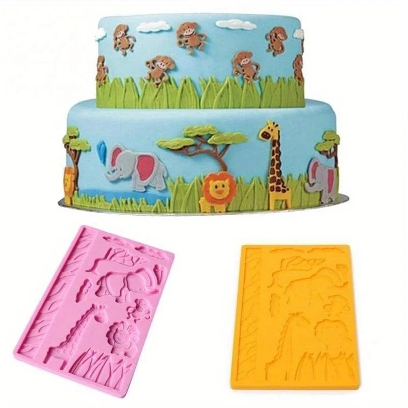 Pastry And Sugar DIY Tool Fondant Cake Mold Design Zoo Animal Cake Mold Embosser Baking Mold Cake Decoration Baking Tool Color Random
Pastry And Sugar DIY Tool Fondant Cake Mold Design Zoo Animal Cake Mold Embosser Baking Mold Cake Decoration Baking Tool Color Random