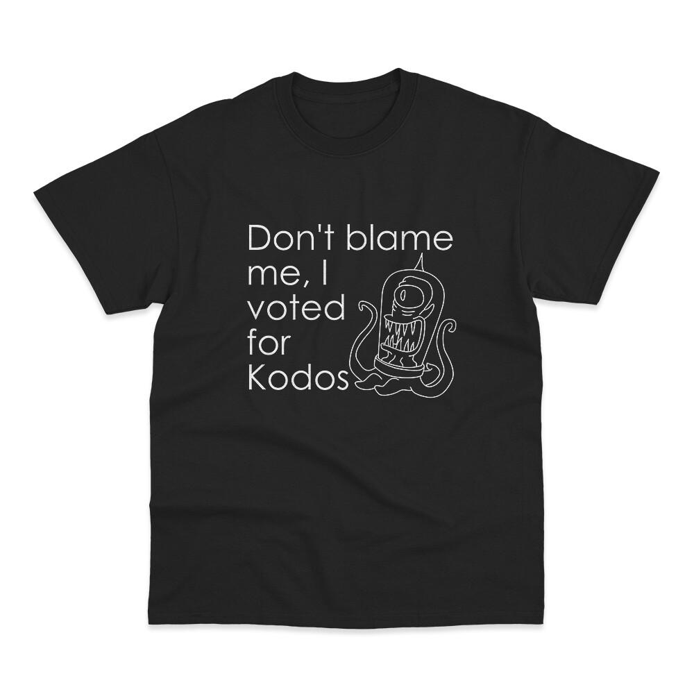 Don t Blame Me I Voted For Kodos Essential T-Shirt Unisex T-Shirt XXXL
Don t Blame Me I Voted For Kodos Essential T-Shirt Unisex T-Shirt XXXL