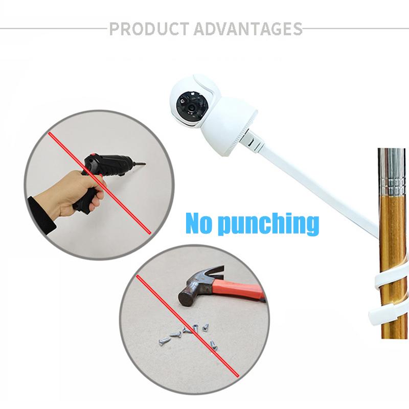 Кронштейн без перфорации для камеры Многофункциональная подставка для кроватки Регулируемый держатель
Кронштейн без перфорации для камеры Многофункциональная подставка для кроватки Регулируемый держатель