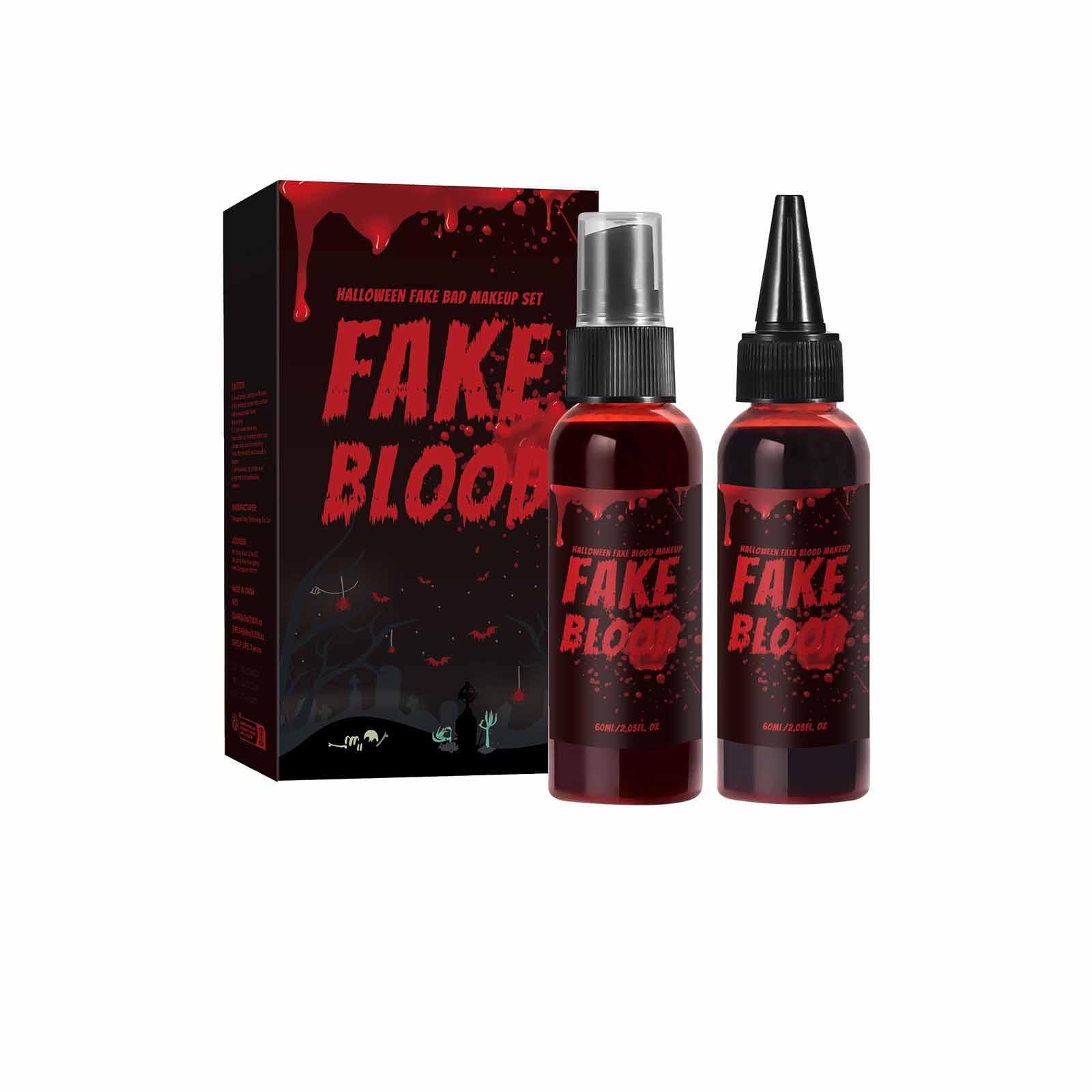 Набор для макияжа с искусственной кровью на Хэллоуин, набор для макияжа с эффектами в виде спрея с искусственной кровью на Хэллоуин, смываемый набор для костюма, макияжа и переодевания на Хэллоуин 120 мл One Size
Набор для макияжа с искусственной кровью на Хэллоуин, набор для макияжа с эффектами в виде спрея с искусственной кровью на Хэллоуин, смываемый набор для костюма, макияжа и переодевания на Хэллоуин 120 мл One Size