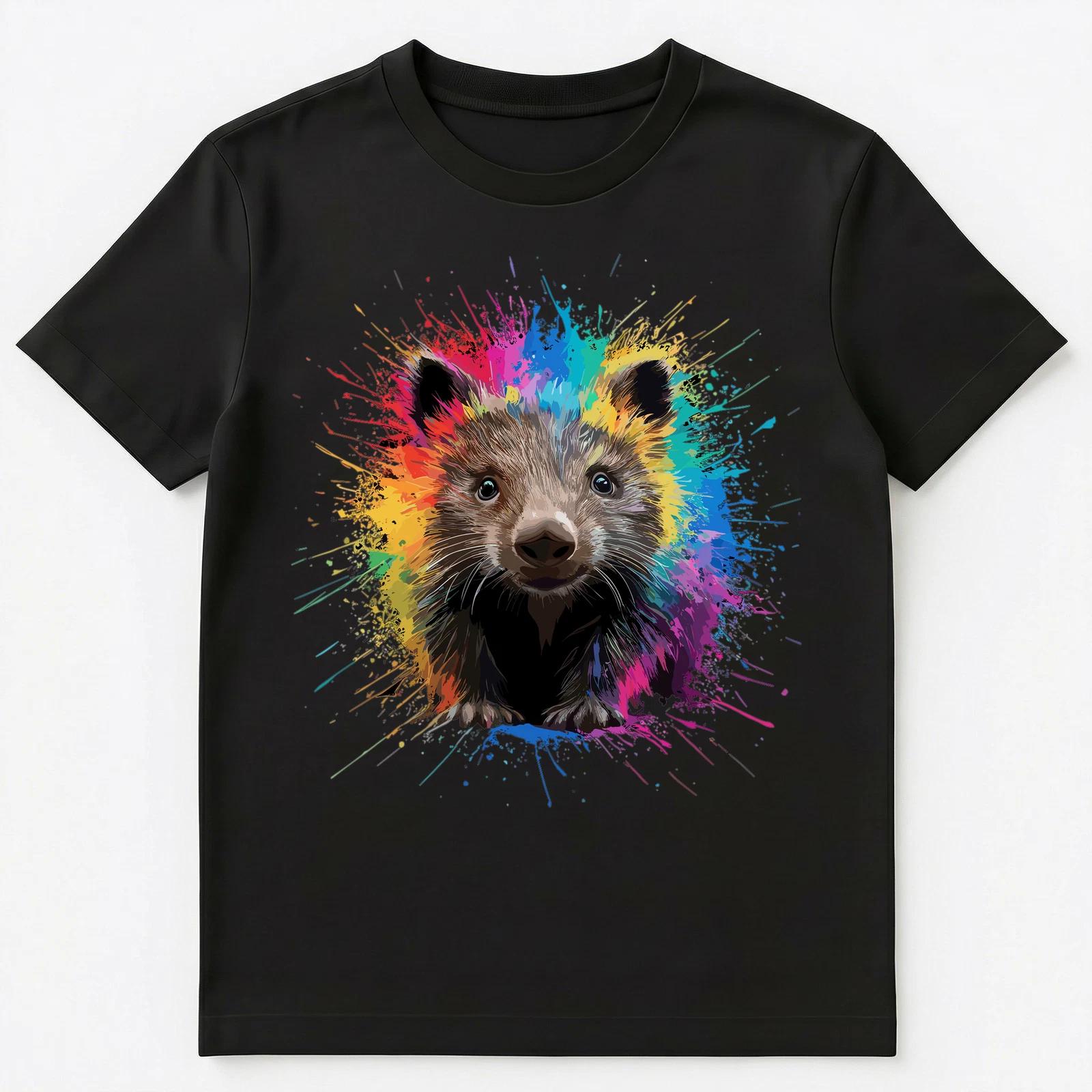Colorful Paint Splash Wombat Face Art Graphic Unisex T-Shirt S
Colorful Paint Splash Wombat Face Art Graphic Unisex T-Shirt S