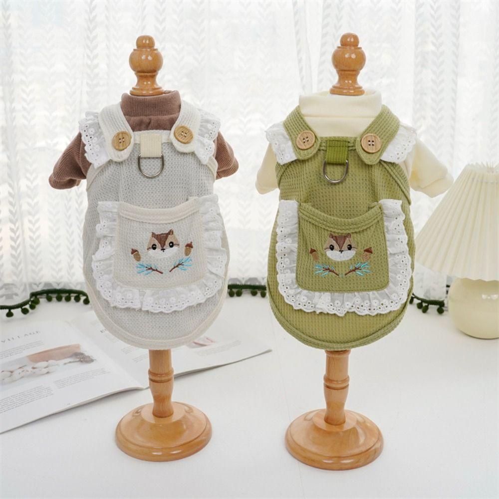 Cartoon Dog Clothes D-Buckle Cat Skirt Breathable Pet Vest Four Seasons General XL зелёный
Cartoon Dog Clothes D-Buckle Cat Skirt Breathable Pet Vest Four Seasons General XL зелёный