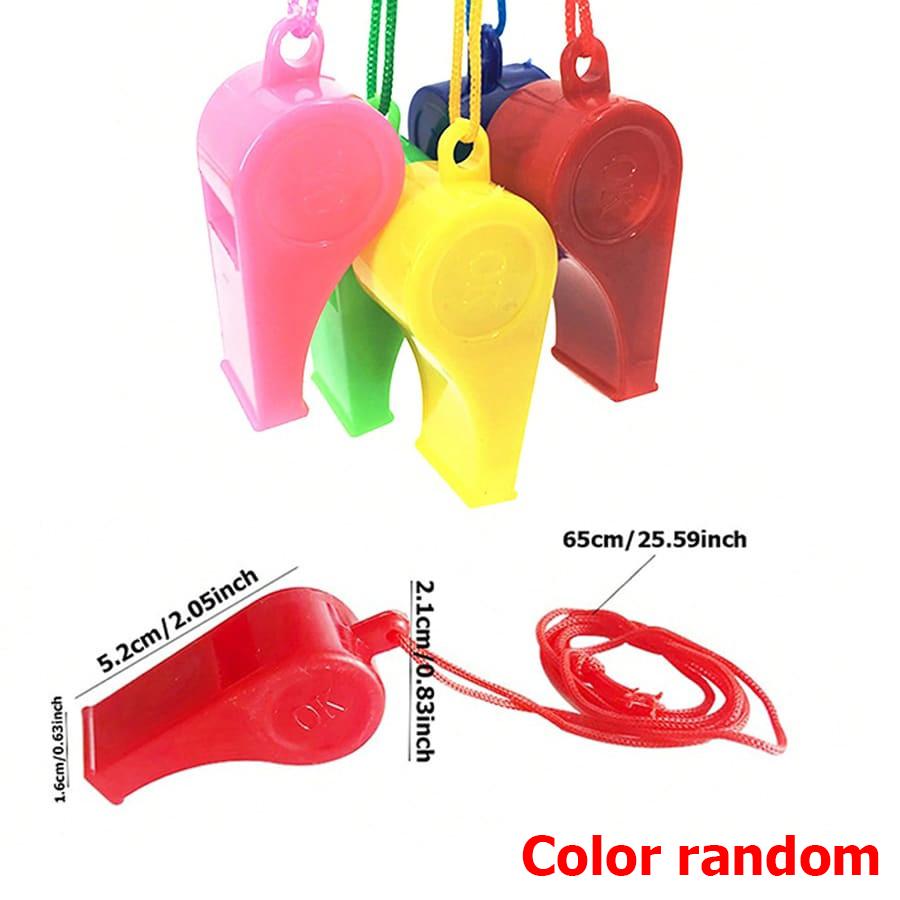 10pcs/set Colorful Mini Whistles Plastic Party Soundmaking Whistles with Color Lanyard Football Referee Whistle Carnival Party
10pcs/set Colorful Mini Whistles Plastic Party Soundmaking Whistles with Color Lanyard Football Referee Whistle Carnival Party