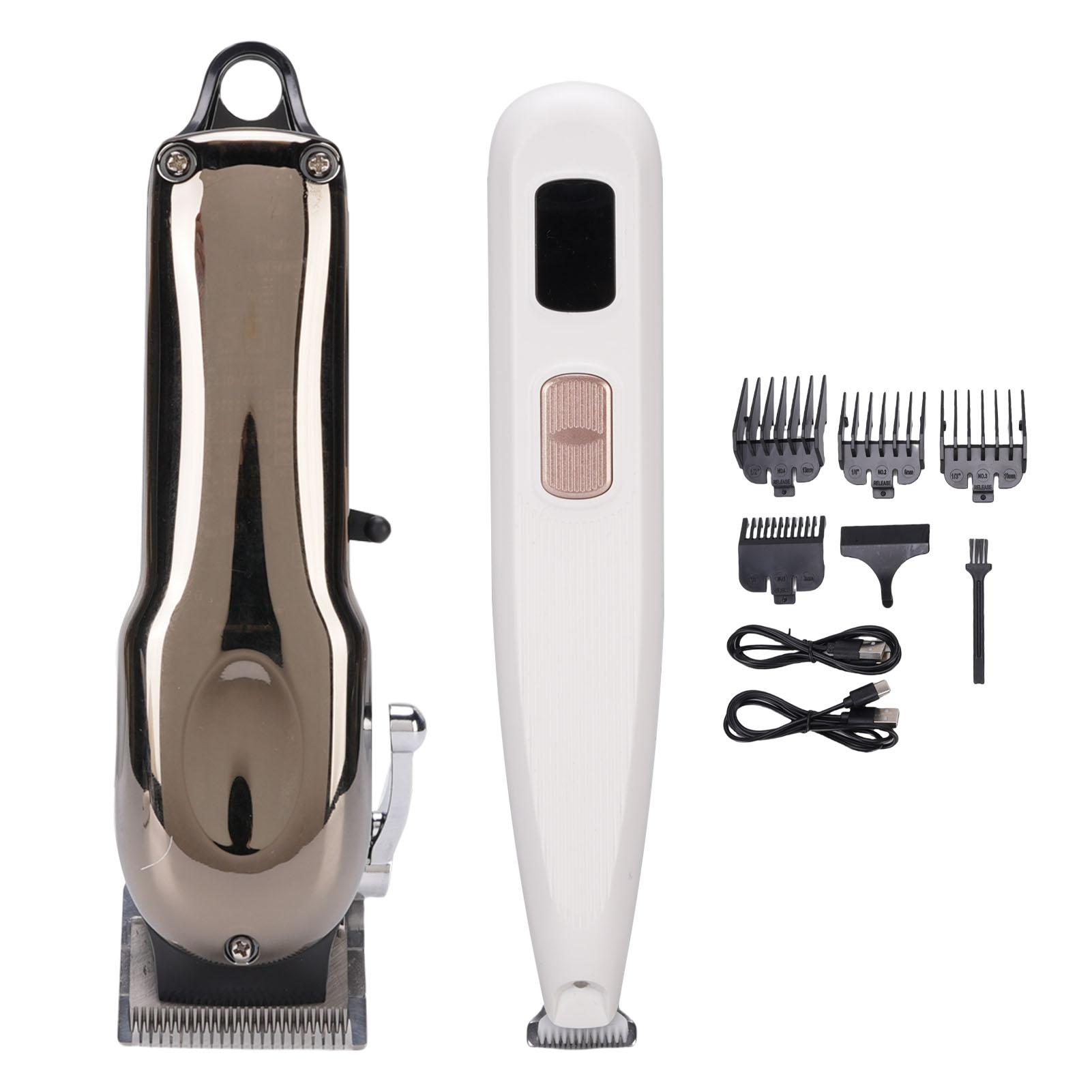 Dog Clipper Low Noise LED Screen Pet Paws Trimmer Safe Cordless 2 in 1 Fine Tune with 4 Comb for Horses Cattle Cats Dogs
Dog Clipper Low Noise LED Screen Pet Paws Trimmer Safe Cordless 2 in 1 Fine Tune with 4 Comb for Horses Cattle Cats Dogs