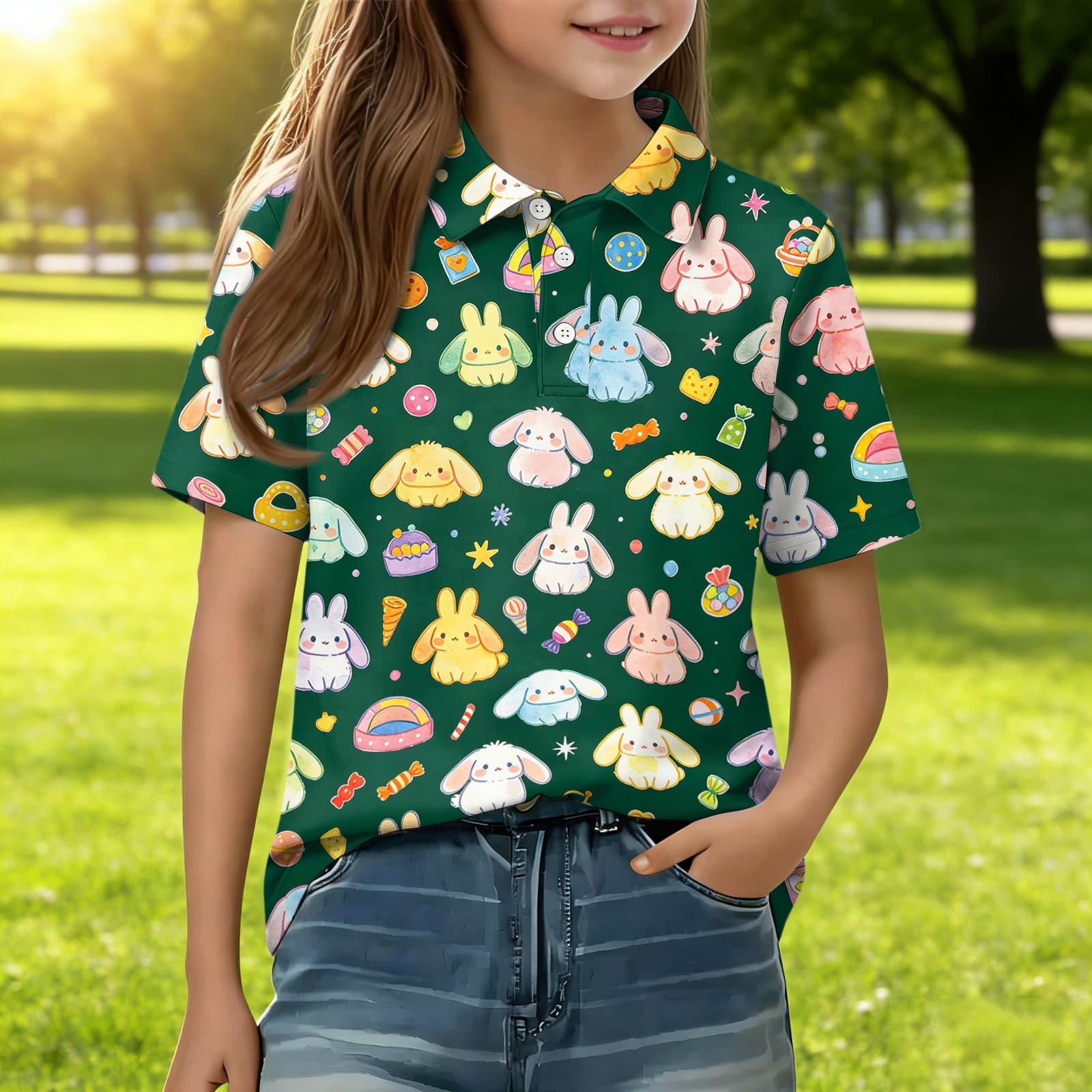 Kids Casual Short Sleeve Polo Shirt Animal Print Lightweight Breathable Comfortable Fit Soft Fabric Top for Everyday Wear 110
Kids Casual Short Sleeve Polo Shirt Animal Print Lightweight Breathable Comfortable Fit Soft Fabric Top for Everyday Wear 110