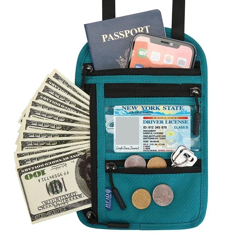 RFID Protection Passport Holder Travel Neck Pouch Anti-theft Wallet Hidden Money Document Card Holder Waterproof Large Organizer
RFID Protection Passport Holder Travel Neck Pouch Anti-theft Wallet Hidden Money Document Card Holder Waterproof Large Organizer