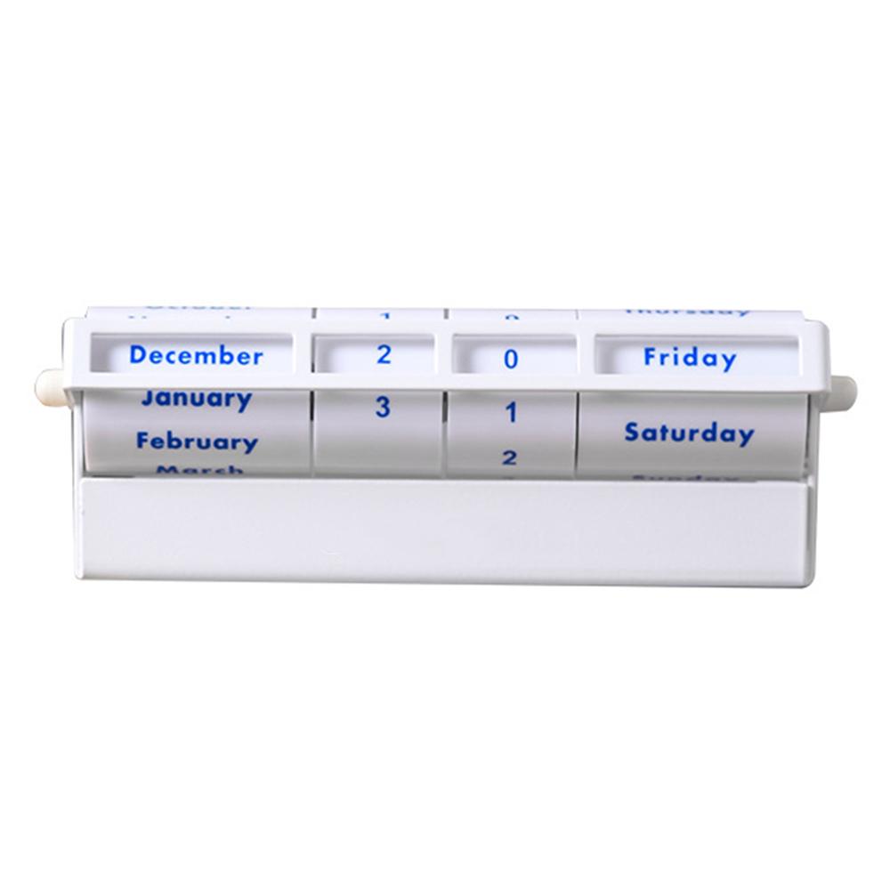 Creative Rotating Perpetual Calendar Metal Desk Decoration Rolling Date Display Ornament for Home Office
Creative Rotating Perpetual Calendar Metal Desk Decoration Rolling Date Display Ornament for Home Office