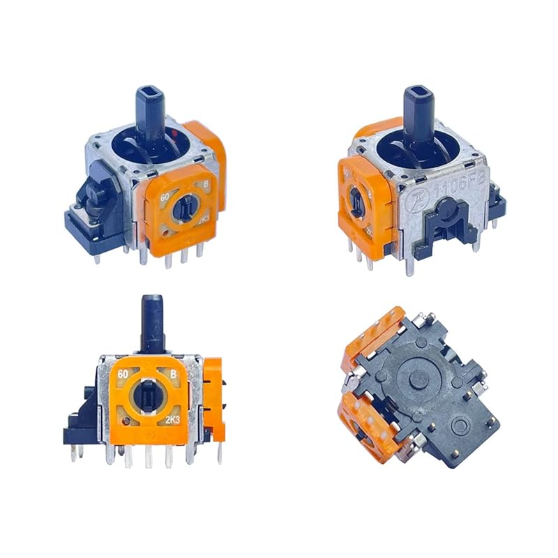 ElecGear PS5 controller analog joystick Replacement parts, set of 4 EL7 FU 2.3K, with drift correction variable resistor, PS5 compatible
ElecGear PS5 controller analog joystick Replacement parts, set of 4 EL7 FU 2.3K, with drift correction variable resistor, PS5 compatible