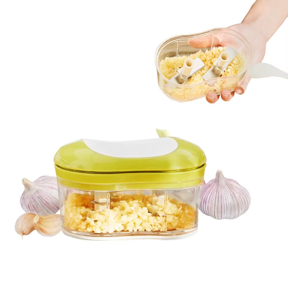 Ручная чеснокодавилка, измельчитель лука, кухонный инструмент зелёный
Ручная чеснокодавилка, измельчитель лука, кухонный инструмент зелёный