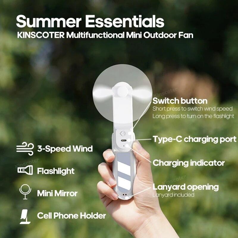New Handheld Small Fan Portable Creative Mini Three Speed Adjustable Solid Color Charging Folded Fan LED Lighting Phone Holder
New Handheld Small Fan Portable Creative Mini Three Speed Adjustable Solid Color Charging Folded Fan LED Lighting Phone Holder