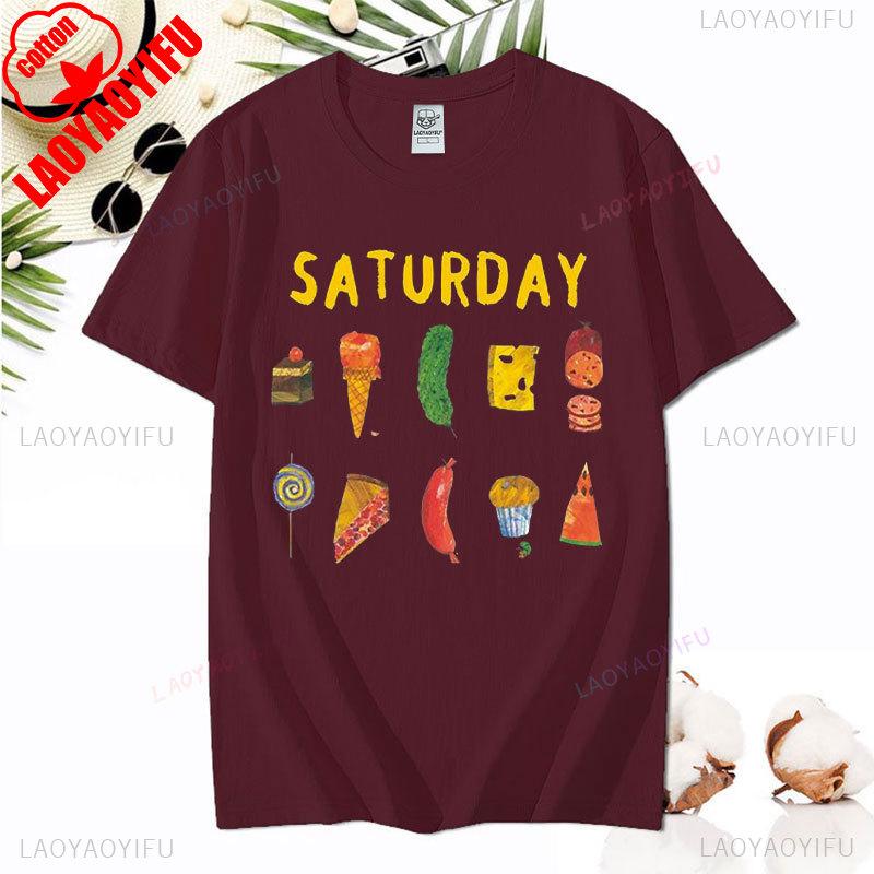 Очень голодная гусеница Унисекс футболка Смешная футболка с принтом по детской книге Подарок для книголюба Футболка с фруктами Голодная гусеница Топы 4XL
Очень голодная гусеница Унисекс футболка Смешная футболка с принтом по детской книге Подарок для книголюба Футболка с фруктами Голодная гусеница Топы 4XL