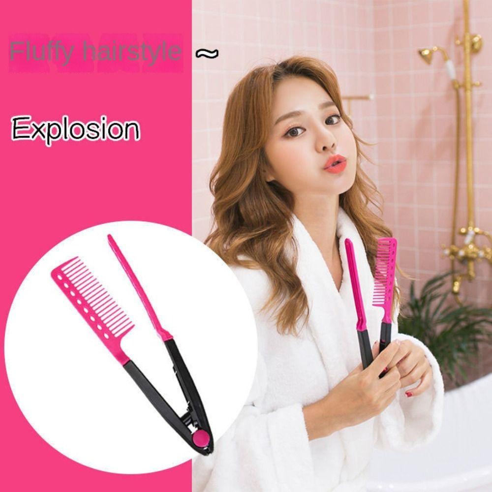 Natural V Type Hair Straightener Brush Folding Curling Comb Travel Hair Combs Hair рожевий червоний колір
Natural V Type Hair Straightener Brush Folding Curling Comb Travel Hair Combs Hair рожевий червоний колір