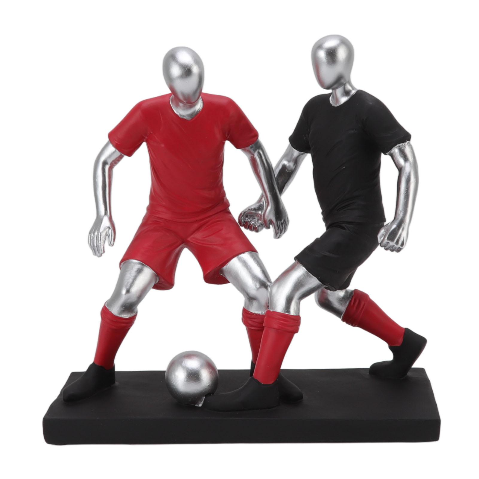 Resign Football Player Statue Soccer Sculpture Figurine Football Statue Decor Soccer Miniatures
Resign Football Player Statue Soccer Sculpture Figurine Football Statue Decor Soccer Miniatures
