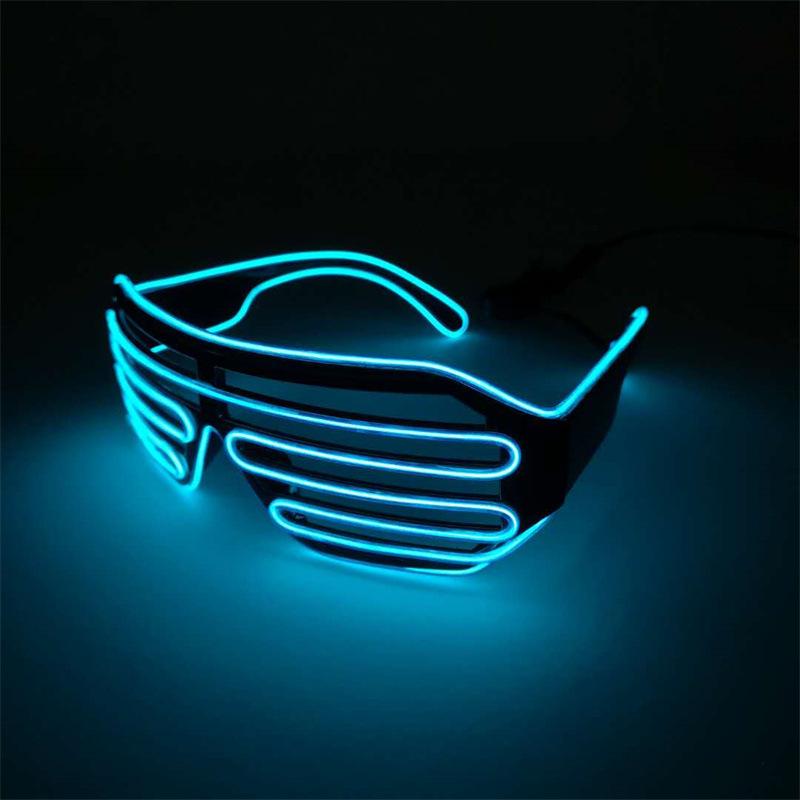 Флуоресцентные EL светящиеся очки-жалюзи в венецианском стиле для вечеринок и танцевальных мероприятий
Флуоресцентные EL светящиеся очки-жалюзи в венецианском стиле для вечеринок и танцевальных мероприятий