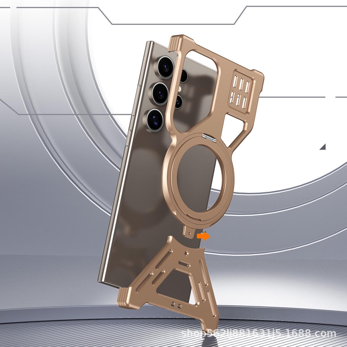 Samsung S26 Ultra Metal Heat Dissipation Case with Magnetic Rotating Bracket Samsung S23 ULTRA серый
Samsung S26 Ultra Metal Heat Dissipation Case with Magnetic Rotating Bracket Samsung S23 ULTRA серый