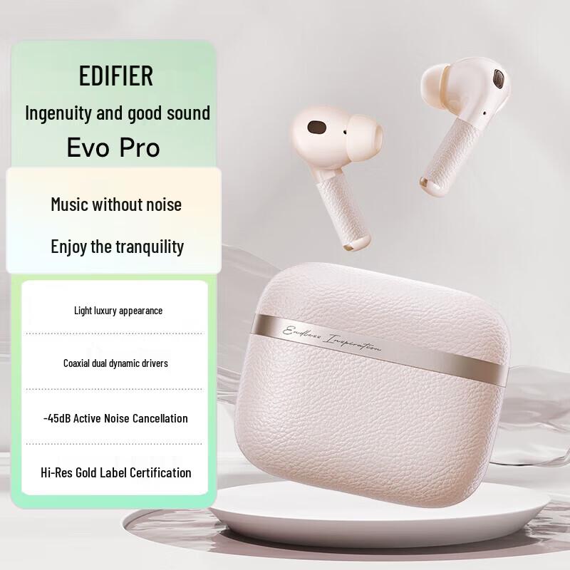 EDIFIER Evo Pro True Wireless ANC Earbuds
EDIFIER Evo Pro True Wireless ANC Earbuds