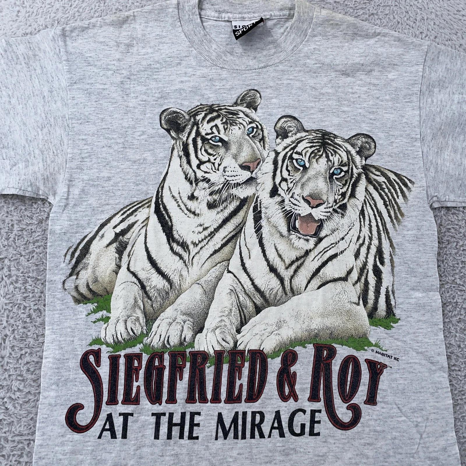 Vintage Siegfried & Roy Shirt Mens XS Gray At The Mirage Las Vegas Tigers 90s 3XL
Vintage Siegfried & Roy Shirt Mens XS Gray At The Mirage Las Vegas Tigers 90s 3XL